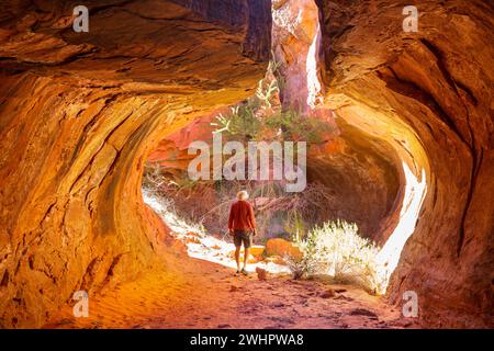 Slot Canyons sind ein typisches Landschaftsmerkmal im Südwesten der USA, Utah Stockfoto