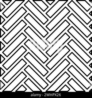Parkett Parkett Parkett Holzboden Holz Innenraum Natur Materialkontur Umrisslinie Symbol schwarze Farbe Vektor Illustration Bild dünn flach Stil einfach Stock Vektor