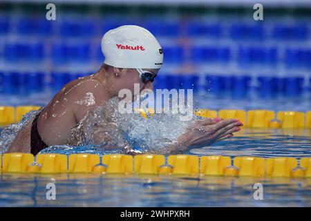 Doha, Qat. Februar 2024. In Aktion während der Aquatikweltmeisterschaft Doha 2024 - Sport- Schwimmen - Doha (Katar) 11. Februar 2024 (Foto: Gian Mattia D'Alberto/LaPresse) Credit: LaPresse/Alamy Live News Stockfoto