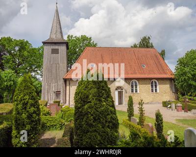 Die kleine Stadt Arnis am Fluss schlei Stockfoto