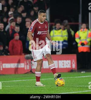 The City Ground, Nottingham, Großbritannien. Februar 2024. Premier League Football, Nottingham Forest gegen Newcastle United; Murillo of Nottingham Forest Credit: Action Plus Sports/Alamy Live News Stockfoto