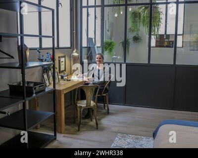 Innenarchitektur in einem Einfamilienhaus Stockfoto