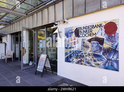 Bundesbank Bunker Cochem, ehemals geheimer Bunker, heute Museum, Deutschland, Europa Stockfoto