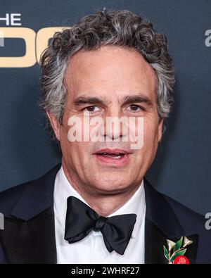 BEVERLY HILLS, LOS ANGELES, KALIFORNIEN, USA - 10. FEBRUAR: Mark Ruffalo kommt bei der 76. Annual Directors Guild of America (DGA) Awards, die am 10. Februar 2024 im Beverly Hilton Hotel in Beverly Hills, Los Angeles, Kalifornien, USA, stattfinden. (Foto: Xavier Collin/Image Press Agency) Stockfoto