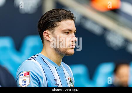 11. Februar 2024; Coventry Building Society Arena, Coventry, England; EFL Championship, Coventry City gegen Millwall; Callum O’Hare aus Coventry Stockfoto