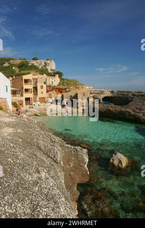 S'Almunia (CalÃ³ des Macs). Santanyi. Migjorn.Mallorca.Baleares.EspaÃ±a. Stockfoto