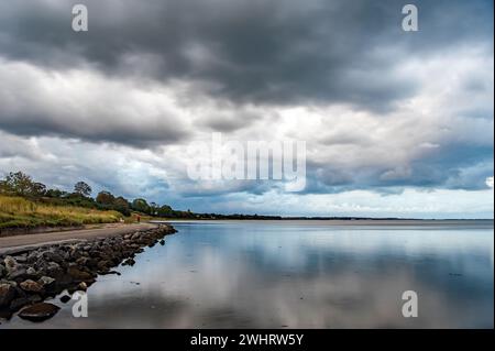 Auf dem Wattenmeer Stockfoto