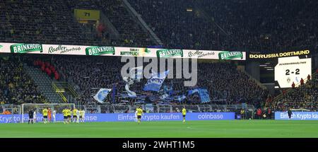 Dortmund, Deutschland. Januar 2024. firo: 28.01.2024, Fußball, 1. Bundesliga, 1. Liga, Saison 2023/2024, BVB, Borussia Dortmund - VfL Bochum 1848 3:1 Fans Bochum Credit: dpa/Alamy Live News Stockfoto