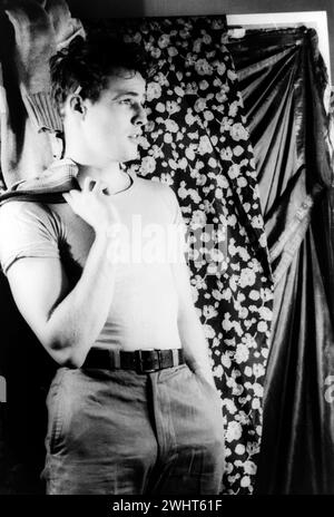 Carl Van Vechten Porträtfoto von Marlon Brando (1924–2004), einem weißen männlichen US-amerikanischen Schauspieler in Einer Streetcar namens Desire (1948) Stockfoto