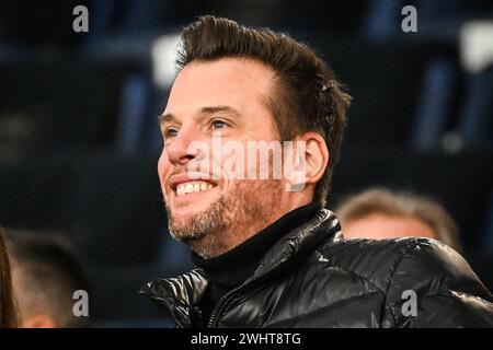 Paris, Frankreich. Februar 2024. Norbert TARAYRE während des Fußballspiels der französischen Meisterschaft Ligue 1 zwischen Paris Saint-Germain und LOSC Lille am 10. Februar 2024 im Parc des Princes Stadion in Paris, Frankreich - Foto Matthieu Mirville/DPPI Credit: DPPI Media/Alamy Live News Stockfoto