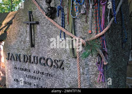 Historischer Friedhof, Fragment, Zakopane, Polen Stockfoto