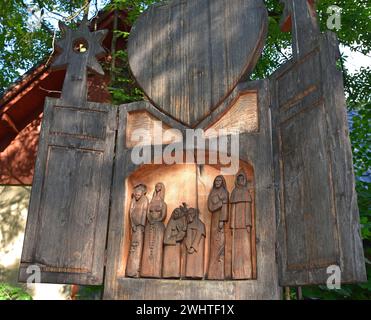 Historischer Friedhof, Fragment, Zakopane, Polen Stockfoto