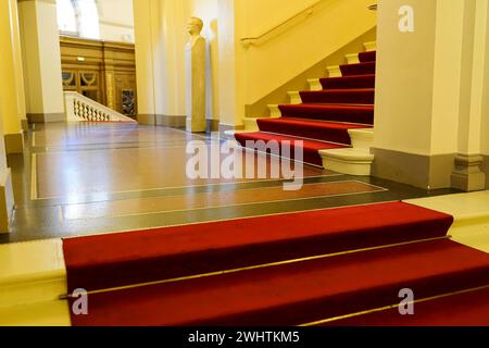 Innenarchitektur, Semperoper, Dresden, Sachsen, Deutschland Stockfoto