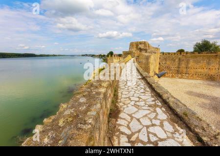 Smederevo, serbische Festung, mittelalterliche Festungsstadt Stockfoto