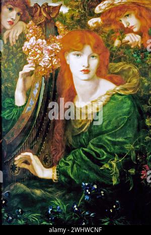 Rossetti - 1871-74 La Ghirlandata (Alexa Wilding) Stockfoto