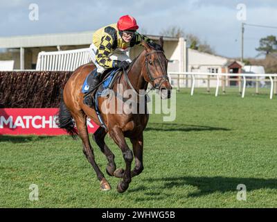 Zweites Rennen in Wincanton, Samstag, 19. Februar 2022, Steeple Chase Stockfoto