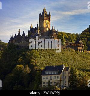 Reichsburg Cochem, Rheinland-Pfalz, Deutschland, Europa Stockfoto