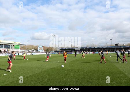 Southampton FC Women gegen Manchester United Women Adobe Women's FA Cup im Silverlake Stadium Stockfoto