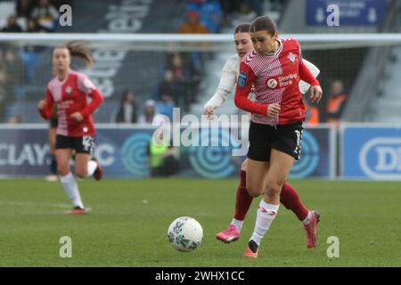 Southampton FC Women gegen Manchester United Women Adobe Women's FA Cup im Silverlake Stadium Stockfoto