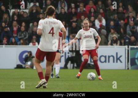 Southampton FC Women gegen Manchester United Women Adobe Women's FA Cup im Silverlake Stadium Stockfoto