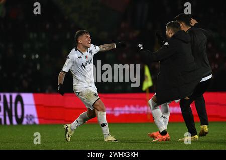 Terni, Italien. Februar 2024. Während des 24. Tages der Serie B Meisterschaft zwischen Ternana Calcio und Spezia Calcio, 11. Februar 2024 im Libero Liberati Stadion in Terni, Italien. Quelle: Unabhängige Fotoagentur/Alamy Live News Stockfoto