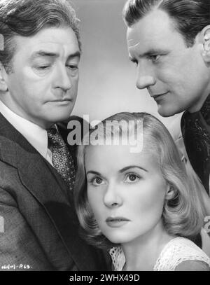 Publicity Porträt von JOHN VICKERS von ANN TODD, TREVOR HOWARD und CLAUDE RAINS für DEN LEIDENSCHAFTLICHEN FREMDEN 1949 Regisseur DAVID LEAN Roman H.G.WELLS Kostümdesign MARGARET FURSE Music RICHARD ADDINSELL Cineguild/GFD Stockfoto