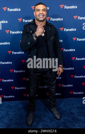 Las Vegas, USA. Februar 2024. Sean Merriman besucht Michael Rubins Fanatics Super Bowl Party 2024 im Marquee Nachtclub im Cosmopolitan während der Super Bowl Week in Las Vegas, Nevada am 10. Februar 2024. (Travis P Ball/SIPA USA) Credit: SIPA USA/Alamy Live News Stockfoto