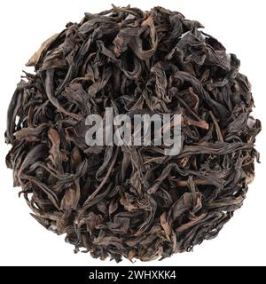 Hua Xiang da Hong Pao Big Red Robe Wuyishan Rock Oolong isoliert Stockfoto