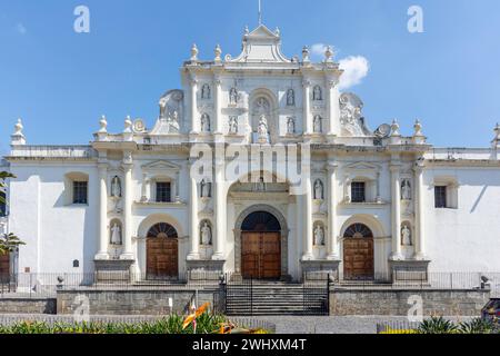 Pfarrei San José in der ehemaligen Metropolitan Cathedral von Santiago, Antigua, Sacatepéquez Departement, Republik Guatemala Stockfoto