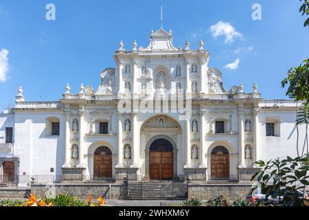 Pfarrei San José in der ehemaligen Metropolitan Cathedral von Santiago, Antigua, Sacatepéquez Departement, Republik Guatemala Stockfoto