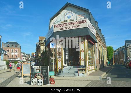 Shop, Etretat, Normandie, Frankreich Stockfoto