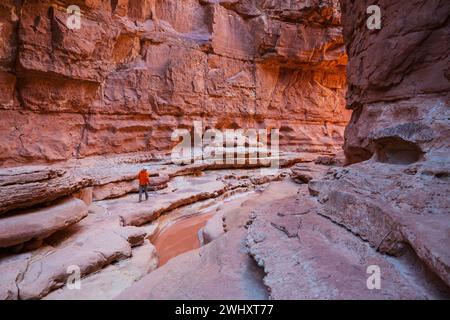 Slot Canyons sind ein typisches Landschaftsmerkmal im Südwesten der USA, Utah Stockfoto