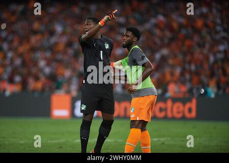 AFACON FINAL, ABIDJAN, ELFENBEINKÜSTE, FREITAG, 11. FEBRUAR, 2024 Stockfoto