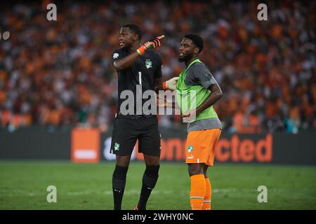 AFACON FINAL, ABIDJAN, ELFENBEINKÜSTE, FREITAG, 11. FEBRUAR, 2024 Stockfoto