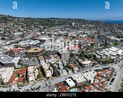 Aus der Vogelperspektive von La Jolla, San Diego, Kalifornien Stockfoto