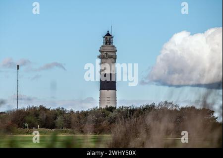 Langer Christian Leuchtturm Stockfoto