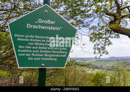 Bilder aus der Drachenschlucht bei Eisenach Thüringen Stockfoto