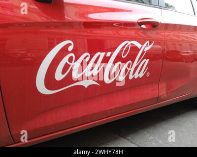 Coca Cola, eine Limonade oder ein alkoholfreies Getränk Stockfoto