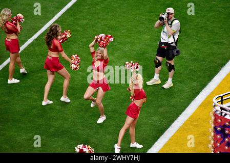 Las Vegas, Nevada, USA, 11. Februar 2024: NFL Super Bowl LVIII spielte im Allegiant Stadium in Las Vegas, Nevada. Quelle: Ken Howard/Alamy Live News Stockfoto