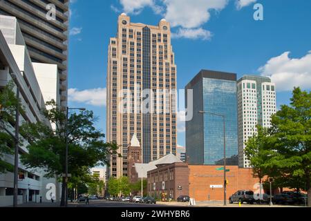 Stadtzentrum von Birmingham, Alabama - USA Stockfoto