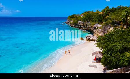 Playa Kalki Beach Karibikinsel Curacao, Playa Kalki in Curacao Karibik Stockfoto