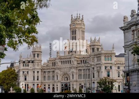 Die Bank of Spain in Madrid, Spanien Stockfoto