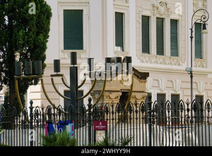 Jüdisches Museum Rom neben der Großen Synagoge Stockfoto