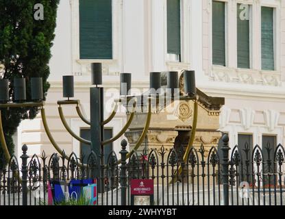 Jüdisches Museum Rom neben der Großen Synagoge Stockfoto
