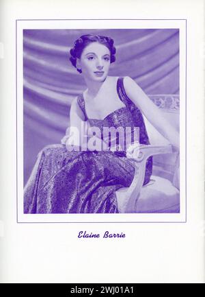 ELAINE BARRIE (Mrs. JOHN BARRYMORE) in der neuen Komödie MY DEAR CHILDREN 1940 Regisseur OTTO PREMINGER Schriftsteller Catherine Turney und Jerry Horwin produziert von Richard Aldrich und Richard Myers am Belasco Theatre am Broadway, New York vom 31. Januar bis 18. Mai 1940 Stockfoto