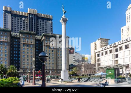 Union Square, San Francisco, Kalifornien, Usa Stockfoto