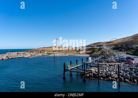 Kangaroo Island Fährhafen in Cape Jervis, Südaustralien Stockfoto