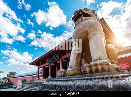 Chongsheng Tempel drei Pagoden in Dali Stadt Yunnan Provice, China. Stockfoto