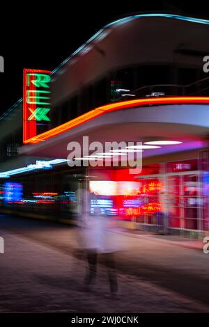 Amos REX Museum Entrance, Helsinki, Finnland. Stockfoto