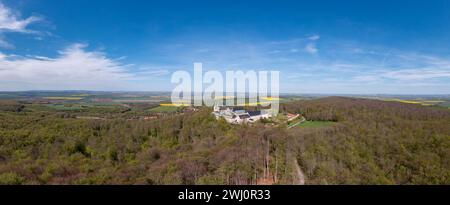 Luftaufnahmen Bezirk Harz Huy Huysburg Stockfoto